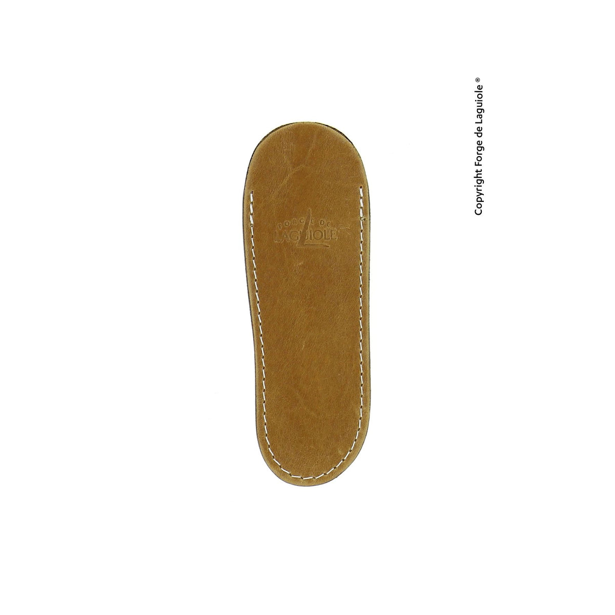 Etui en Cuir Buron 11 cm - Foureau – Laguiole Fauve - Laguiole - Couteau de poche - 00000581 - F 2 F - La Guilde Culinaire