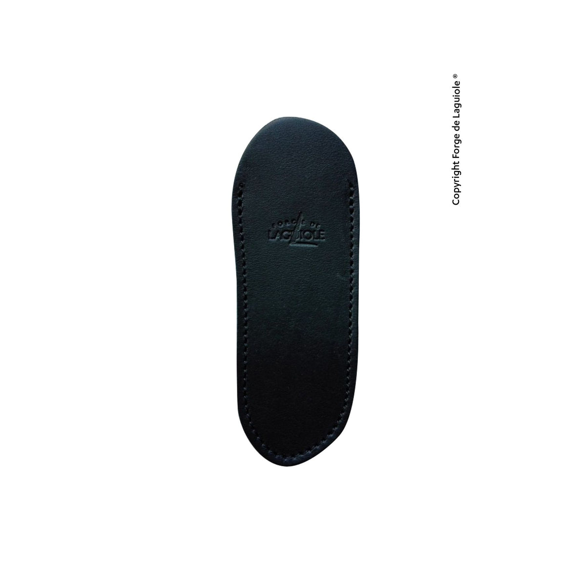 Etui en Cuir Buron 11 cm - Foureau – Laguiole Noir - Laguiole - Couteau de poche - 00000582 - F 2 N - La Guilde Culinaire