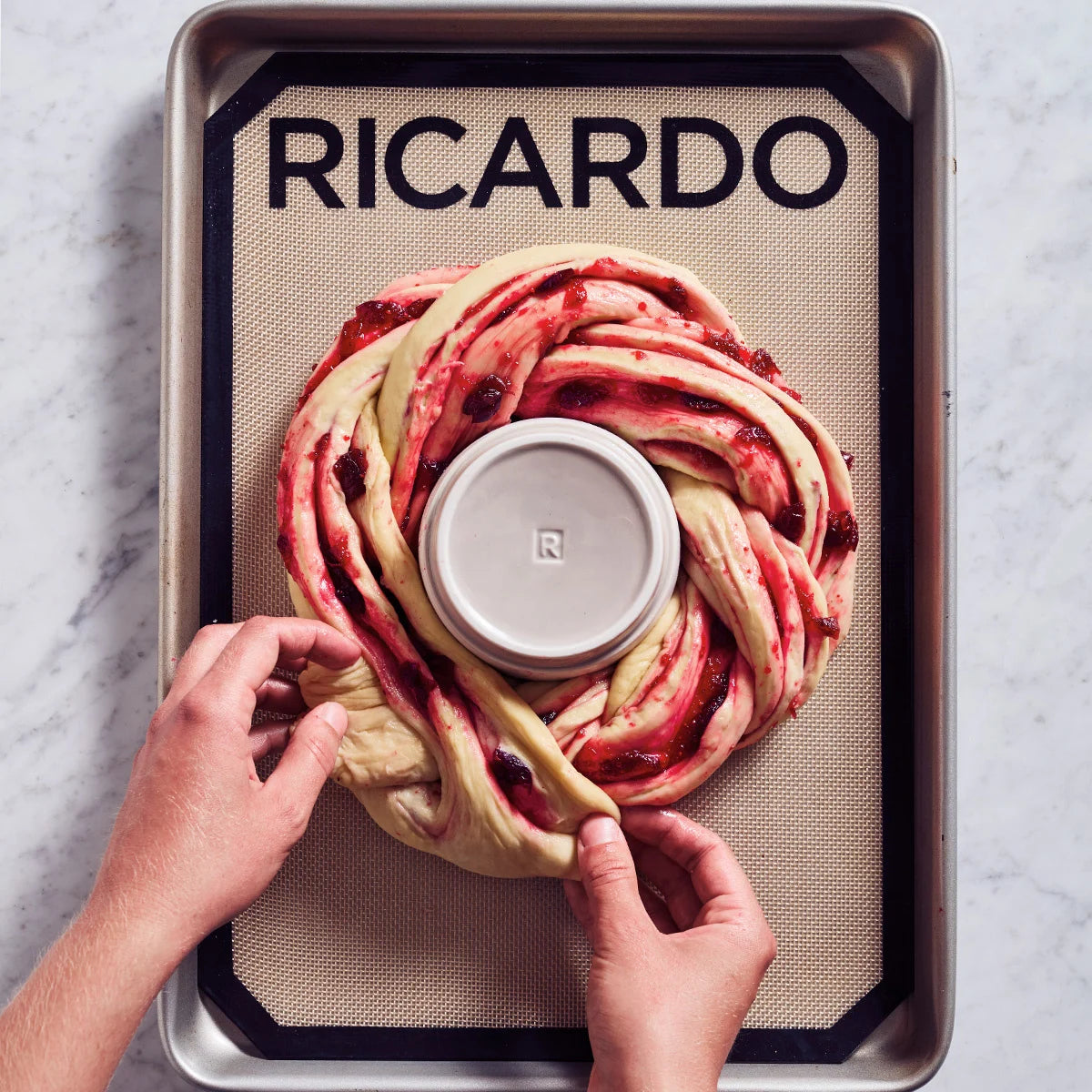 Grande plaque de cuisson antiadhésive RICARDO - Ricardo - Moule à gâteaux - - La Guilde Culinaire