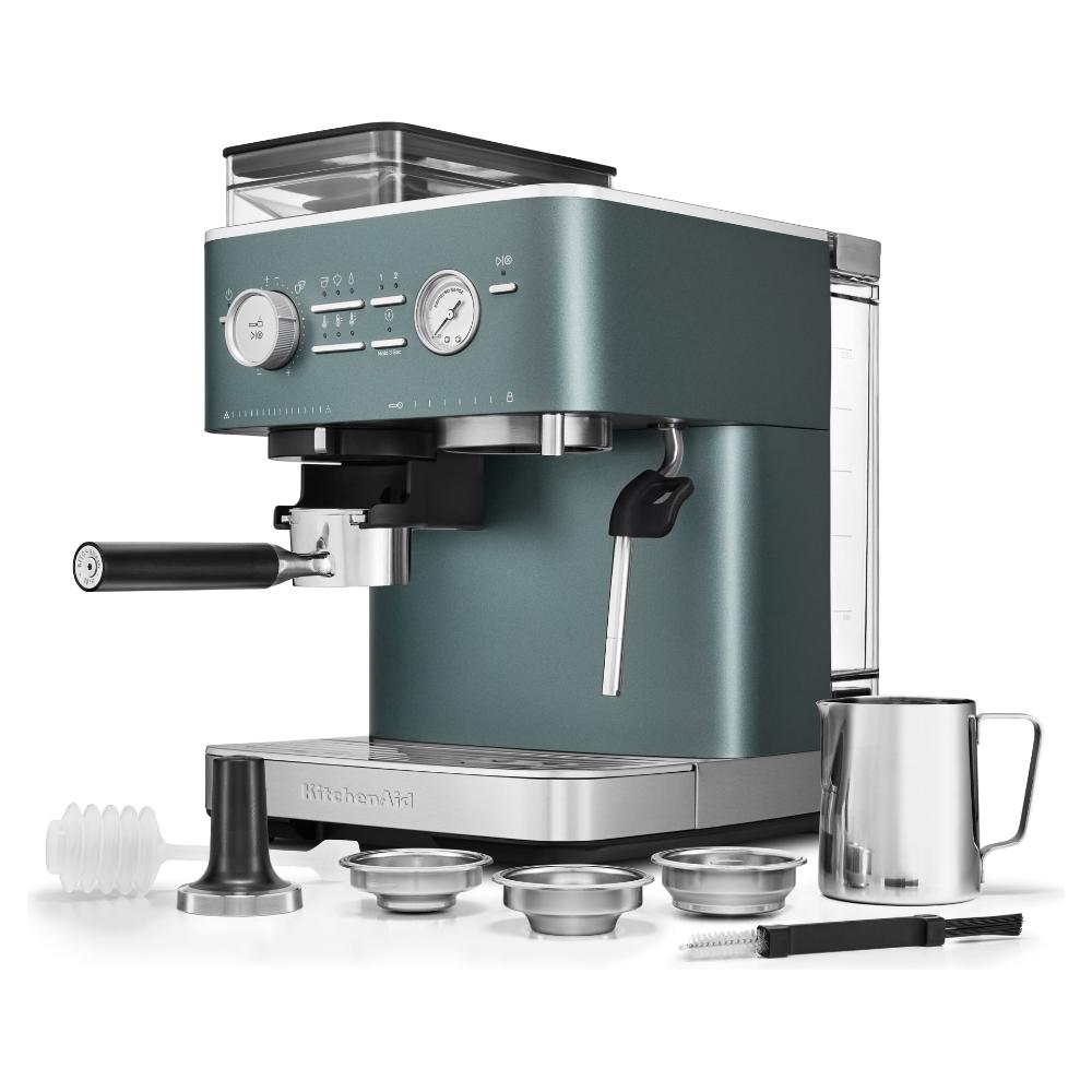 Machine à espresso semi-automatique avec moulin à meule - Kitchenaid - Machine à espresso - - La Guilde Culinaire
