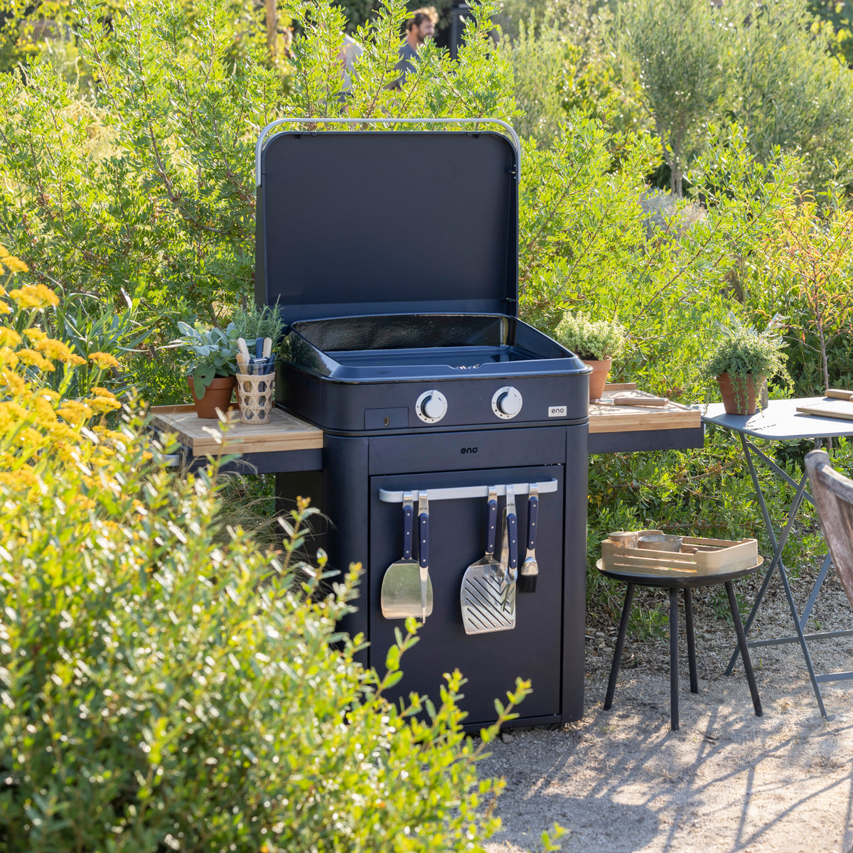 Chariot ENOSIGN 65 Bleu Navy - ENO - Chariots plancha - - La Guilde Culinaire