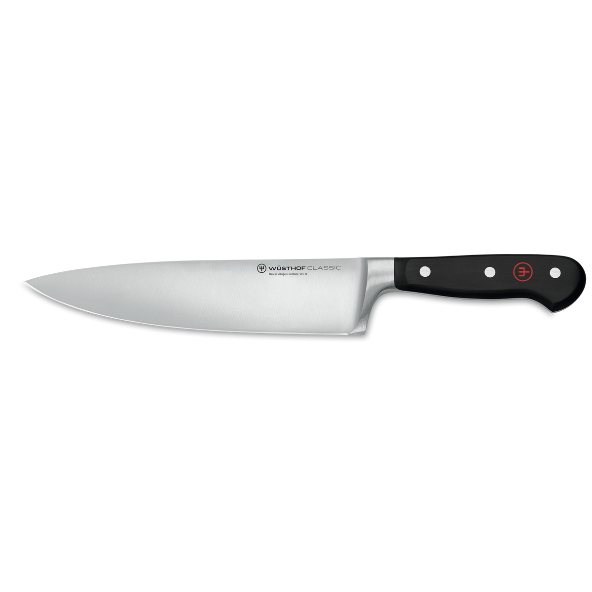 Couteau de chef 20 cm / 8" - Classic Noir - Wüsthof - Couteau de Chef - 1040100120 - La Guilde Culinaire