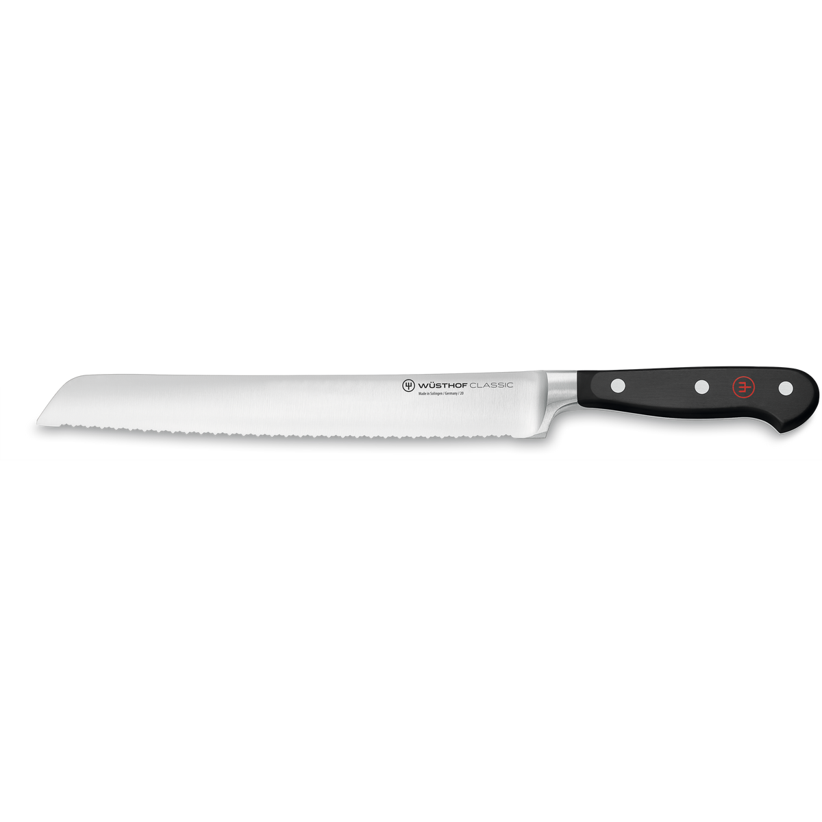 Couteau à pain avec lame précise micro dentelée 23 cm/9" - Classic - Wüsthof - Couteau à pain - - La Guilde Culinaire