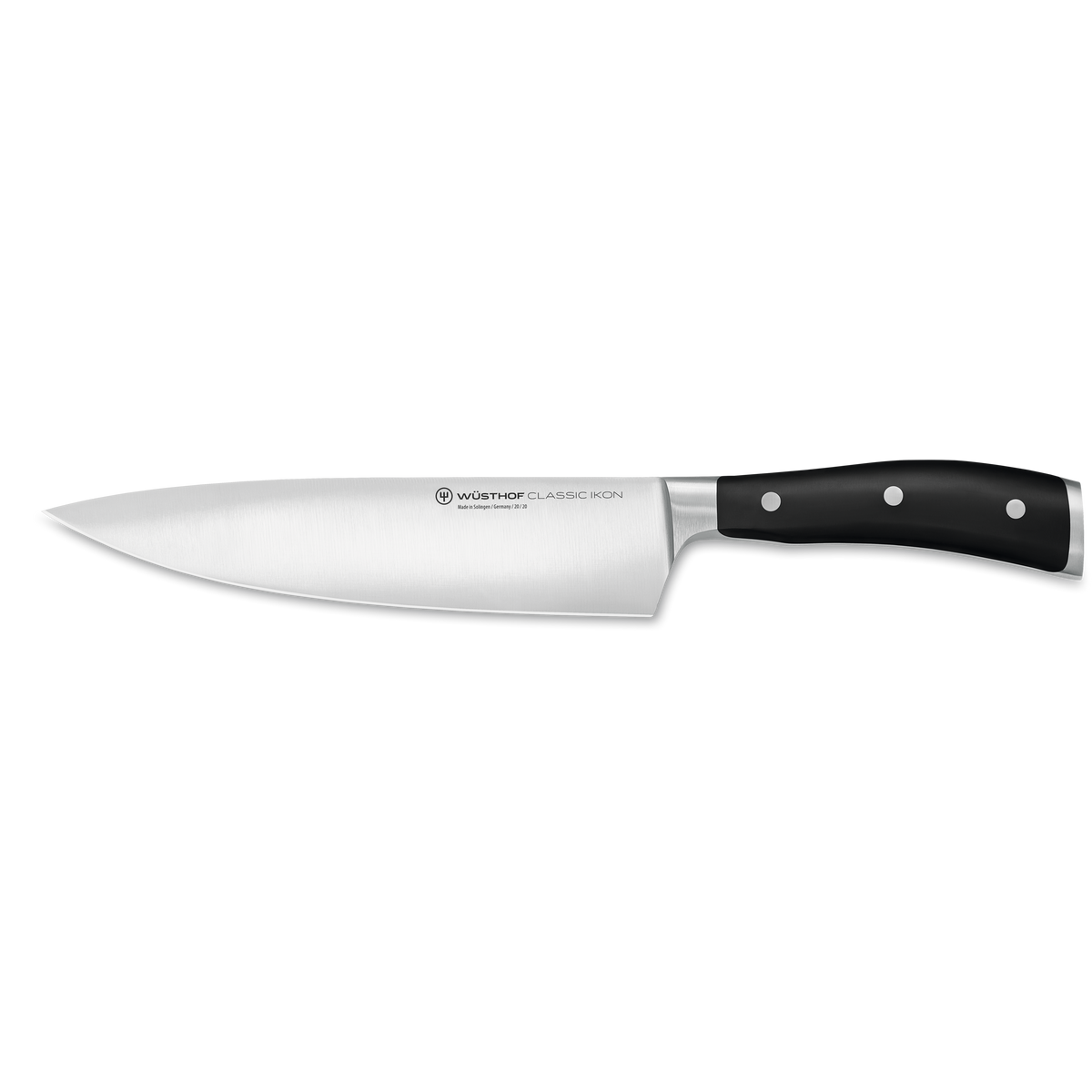 Couteau de chef 20 cm/ 8" - Classic Ikon Noir - Wüsthof - Couteau de Chef - 1040330120 - La Guilde Culinaire