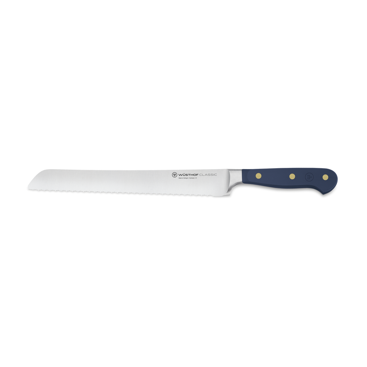 Couteau À Pain À Double Denture De Précision Classic 23 cm / 9" - Classic Wild Blueberry - Wüsthof - Couteau à pain - - La Guilde Culinaire