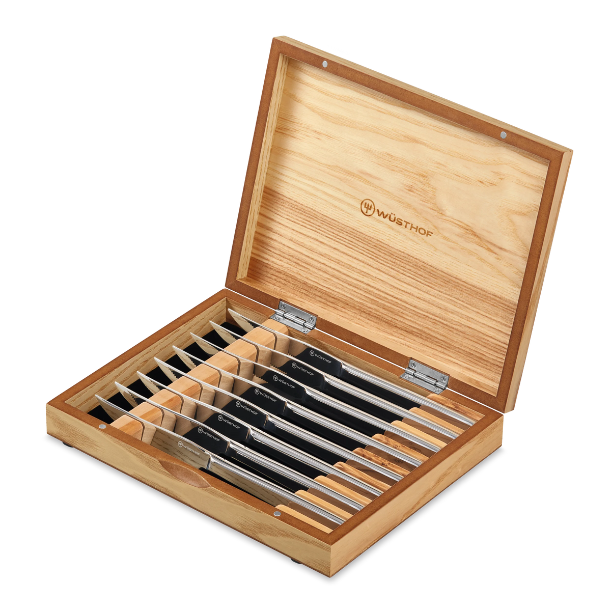 Ensemble de 8 couteaux à steak en acier inoxydable Mignon - Wüsthof - Couteau à steak - - La Guilde Culinaire