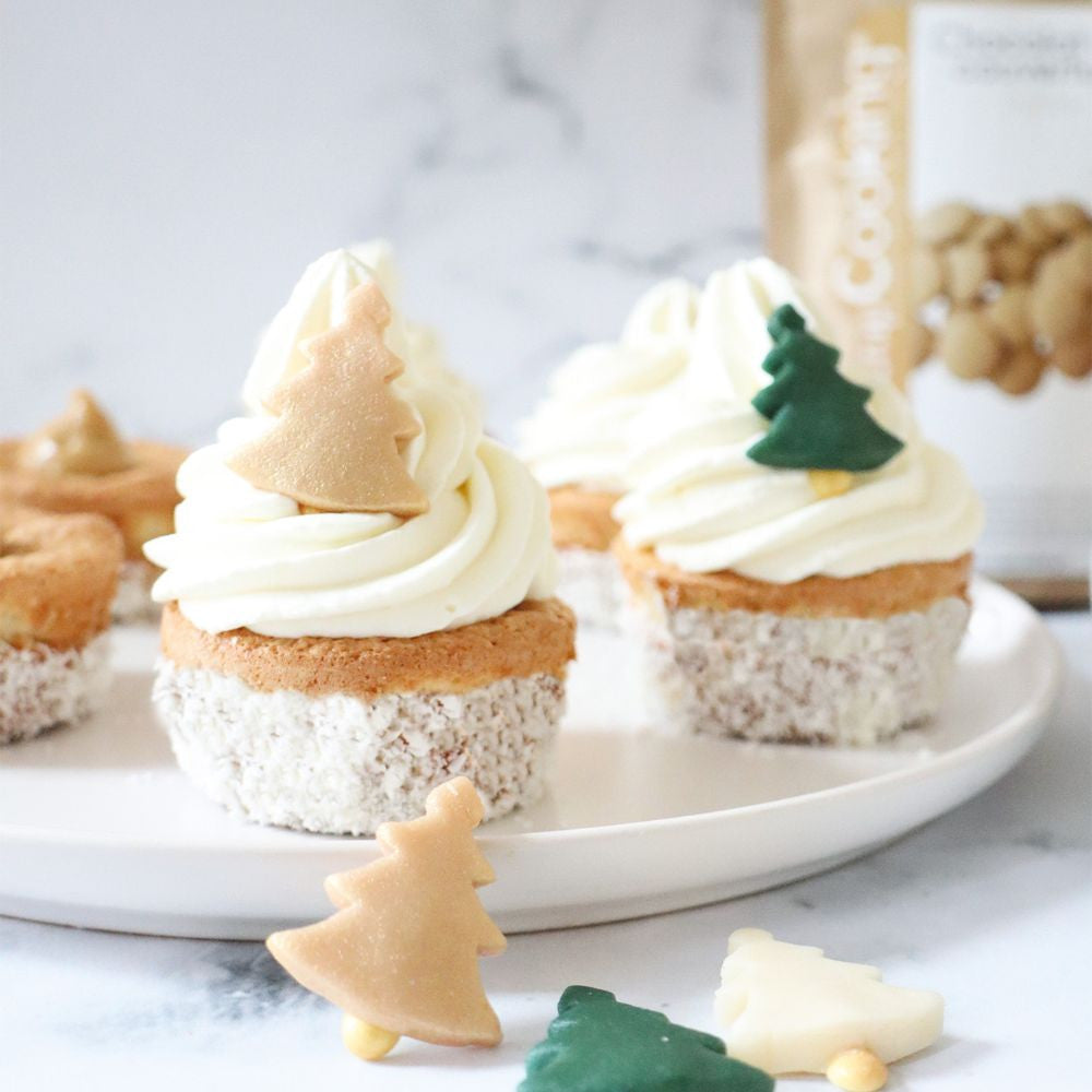 Décorations sapins de Noël en pâte d'amande - ScrapCooking - - - La Guilde Culinaire