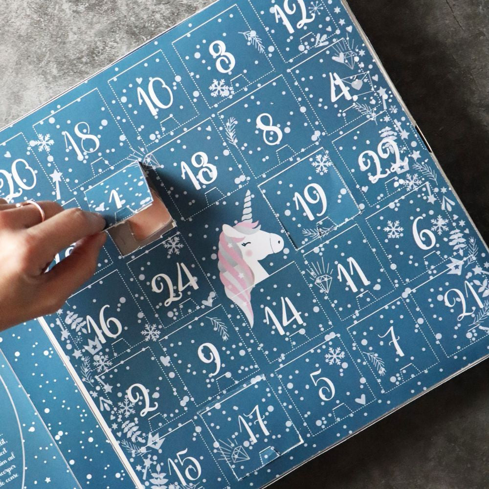 Calendrier de l'avent Licorne pour chocolat à remplir - Scrapcooking - Calendrier de l'avent - - La Guilde Culinaire