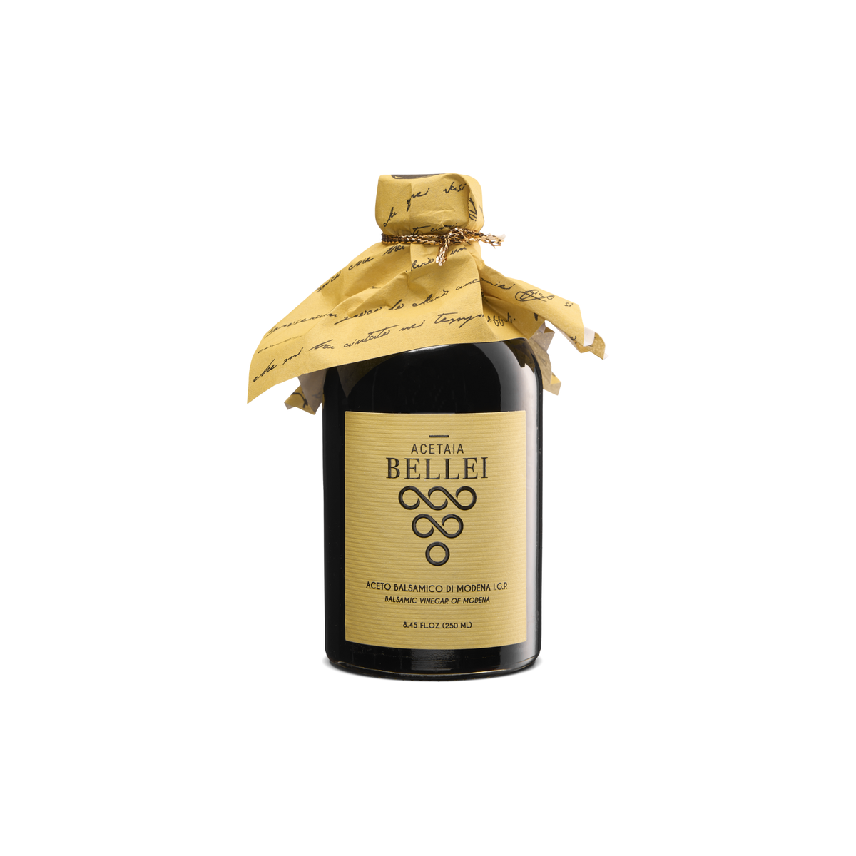 Vinaigre balsamique de Modène IGP "Precious Yellow" 1.24 - 250ml - Acetaia Bellei - Vinaigre - - La Guilde Culinaire