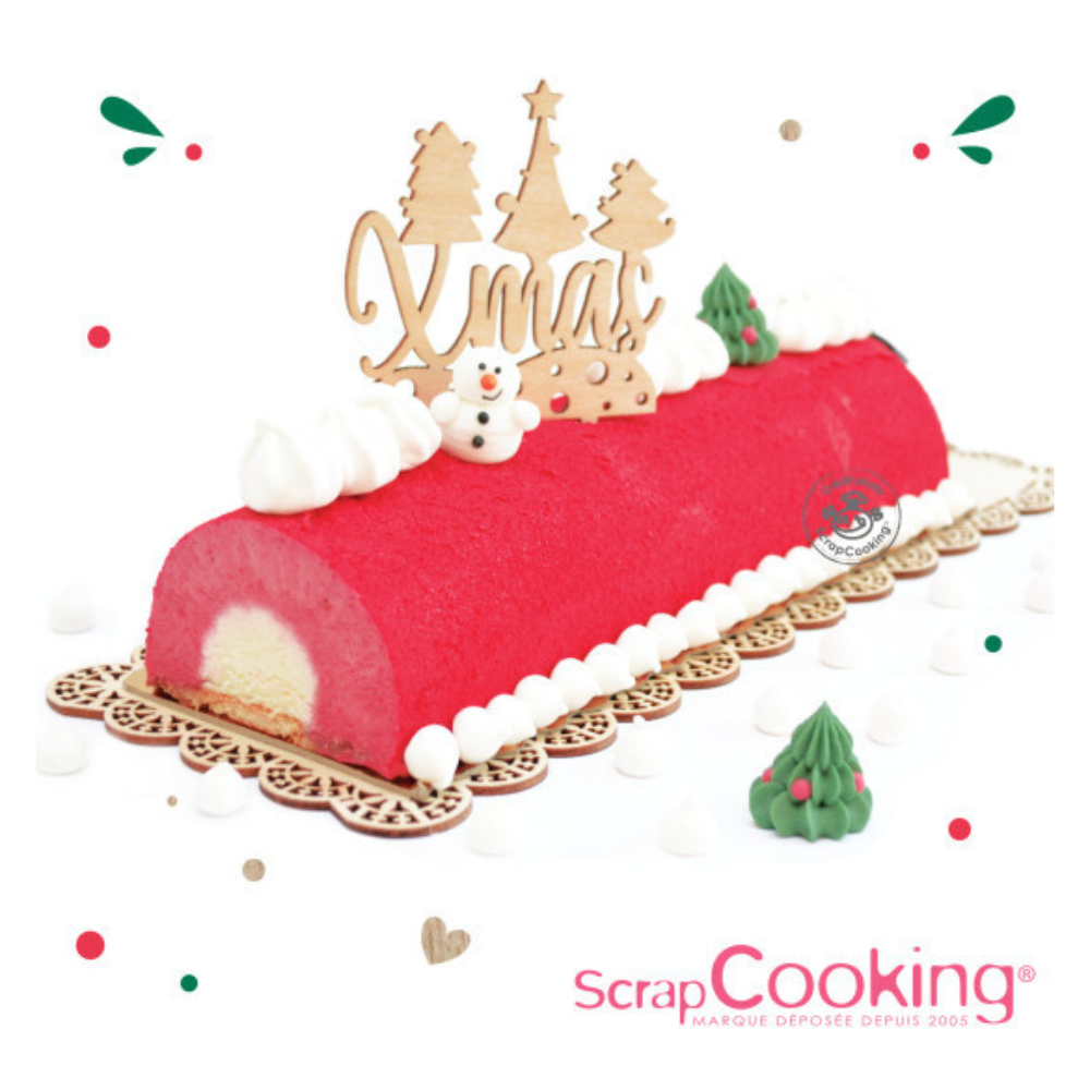 Moule bûche avec insert Réutilisable - Scrapcooking - Moule à bûche - - La Guilde Culinaire