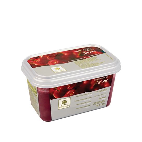 Purée de Griotte - Cerise Surgelé 1kg - Ravifruit - Purée de fruit - - La Guilde Culinaire