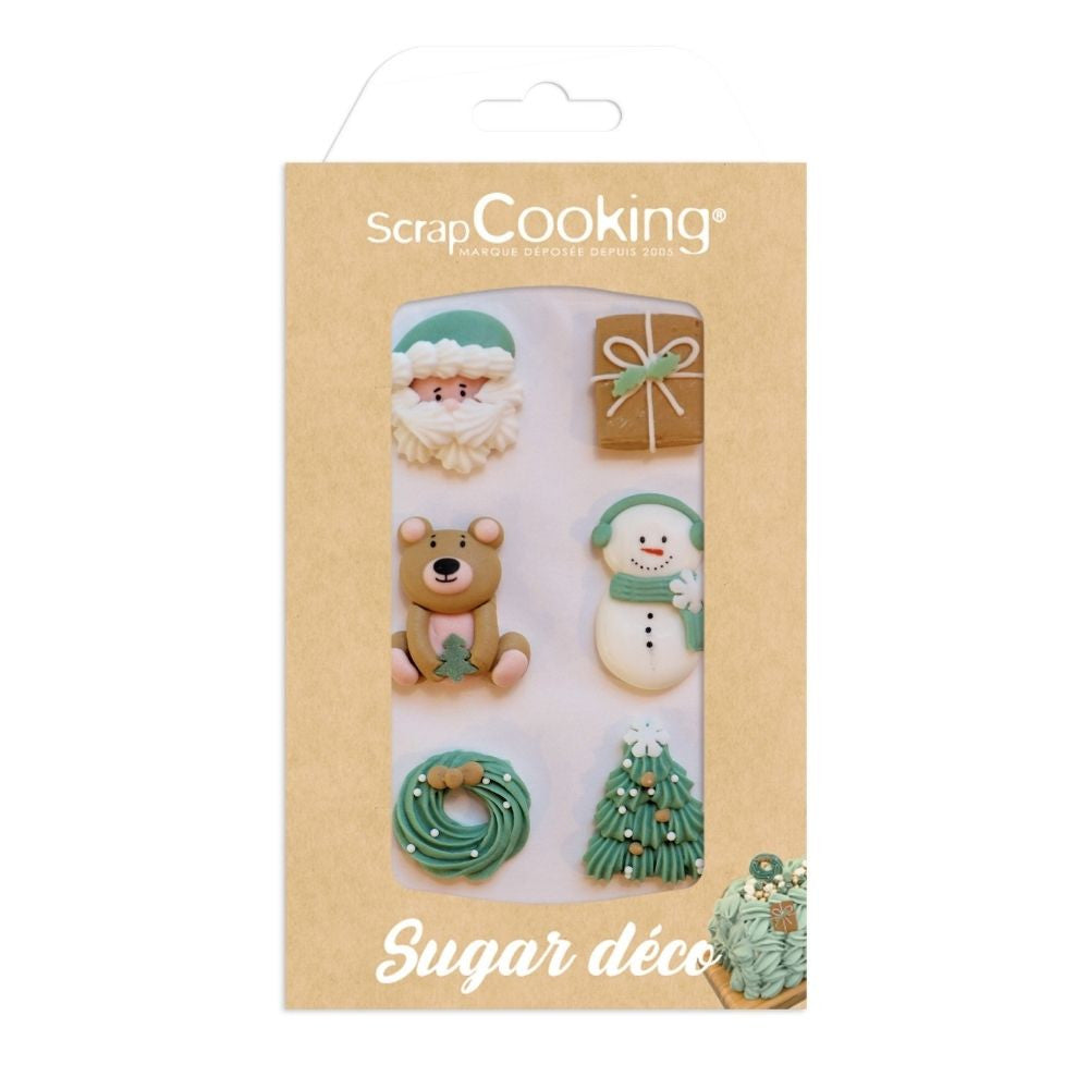 Décors sucrés de Noël pour chalet en pain d'épices Default Title - ScrapCooking - Décors sucrés - 6979 - La Guilde Culinaire