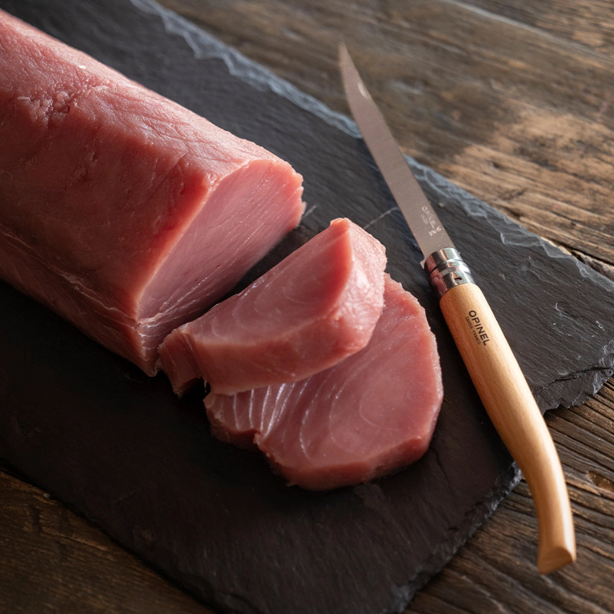 Opinel - N°12 Couteau Effilé Hêtre - Opinel - Couteau parallèle - - La Guilde Culinaire