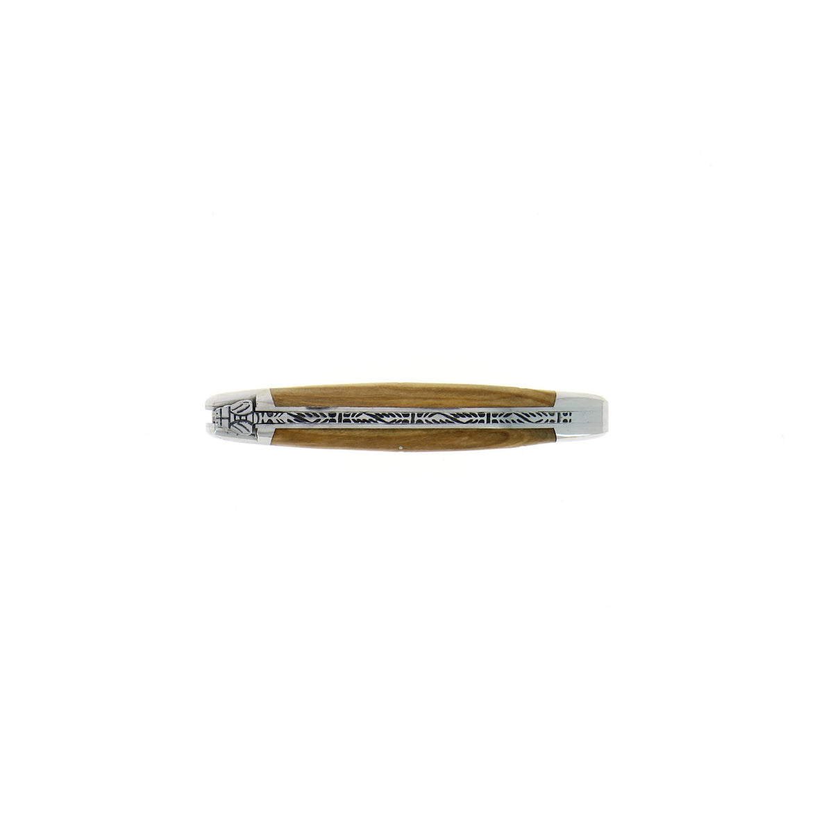 Couteau pliant 9 cm, mitres inox brillant – Laguiole - Laguiole - Couteau de poche - - La Guilde Culinaire