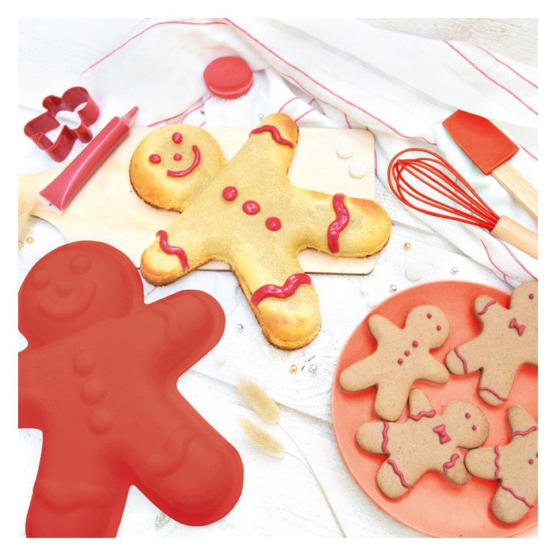 Coffret ustensiles pâtisserie enfant Bonhomme pain d'épices - Scrapcooking - Ensemble d'ustensiles à pâtisserie - - La Guilde Culinaire
