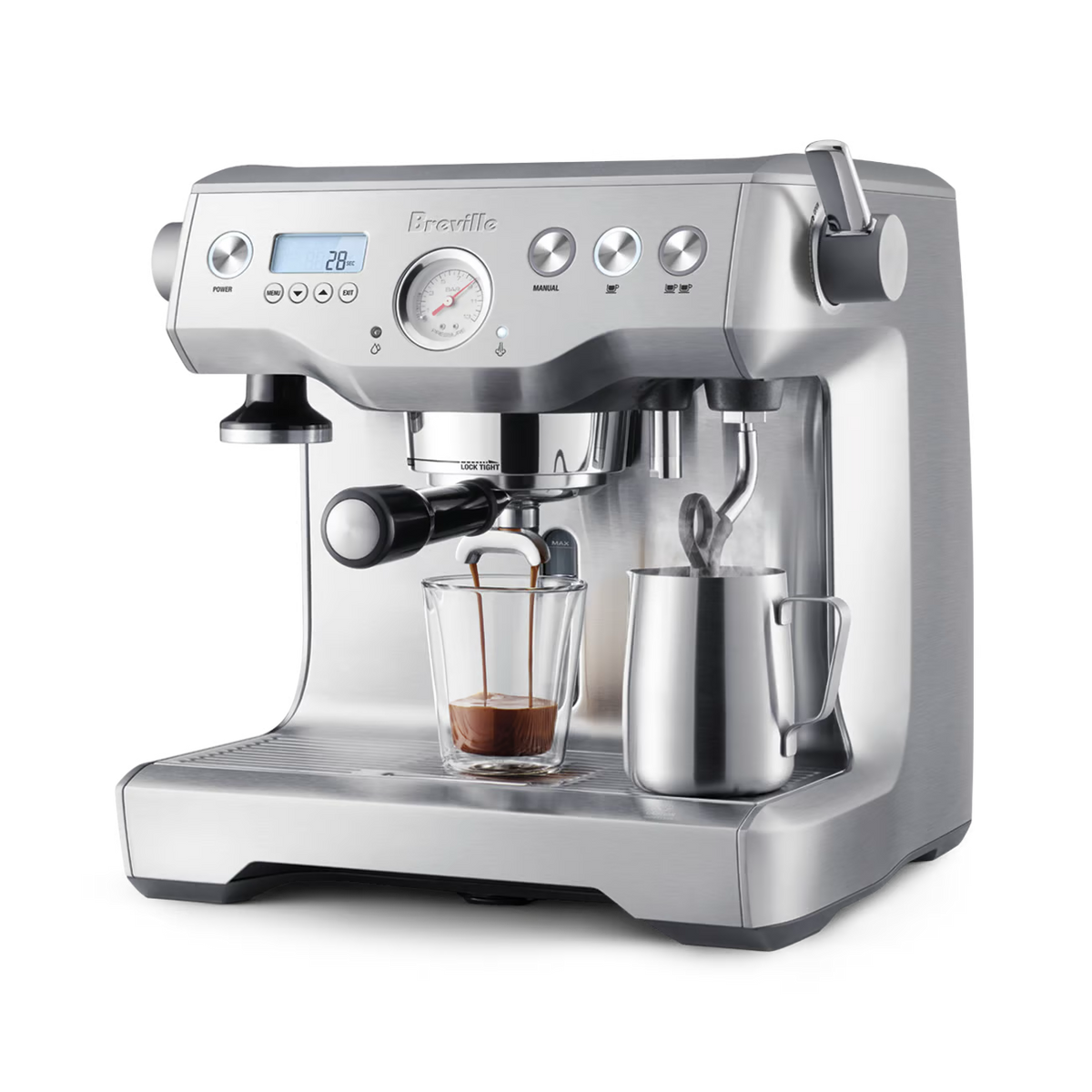 Machine à Café The Dynamic Duo - Breville - Machine à espresso - - La Guilde Culinaire