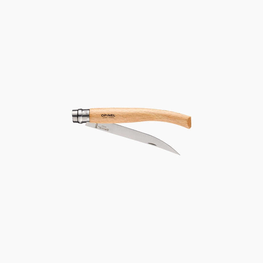 Opinel - N°12 Couteau Effilé Hêtre - Opinel - Couteau parallèle - - La Guilde Culinaire