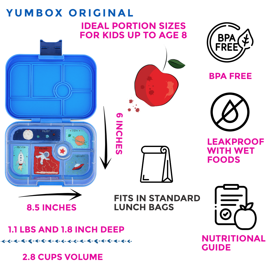Yumbox Original - Boîte à Lunch Bento Étanche pour Enfants - Yumbox - Boîte à repas - - La Guilde Culinaire