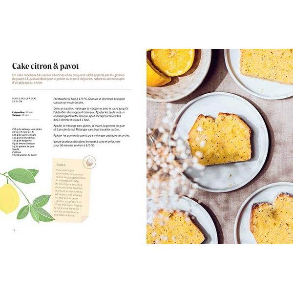 Ma pâtisserie sans gluten ni lactose - Alternatives - Livre de cuisine - - La Guilde Culinaire
