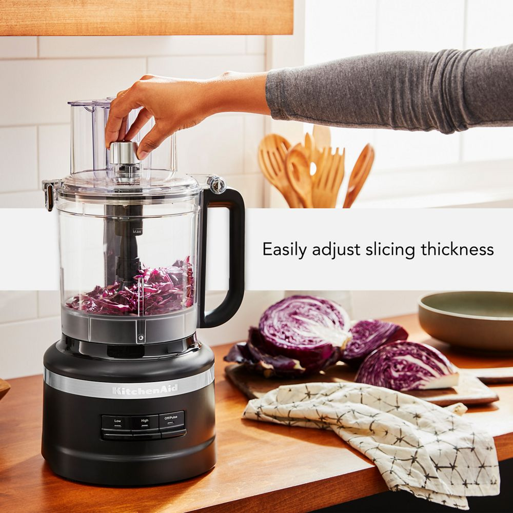 Robot culinaire de 13 tasses avec kit de découpe en dés - KitchenAid - Kitchenaid - Robot mélangeur - - La Guilde Culinaire