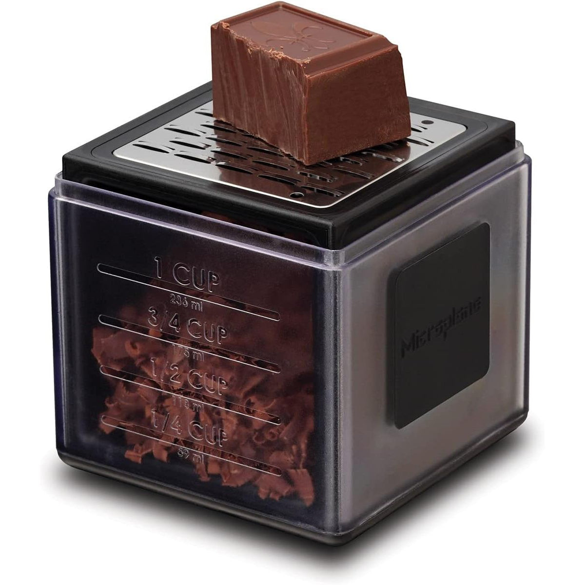 Cube Râpe 3 côtés, récupère, mesure et protège - Microplane - Râpe et zesteur - - La Guilde Culinaire