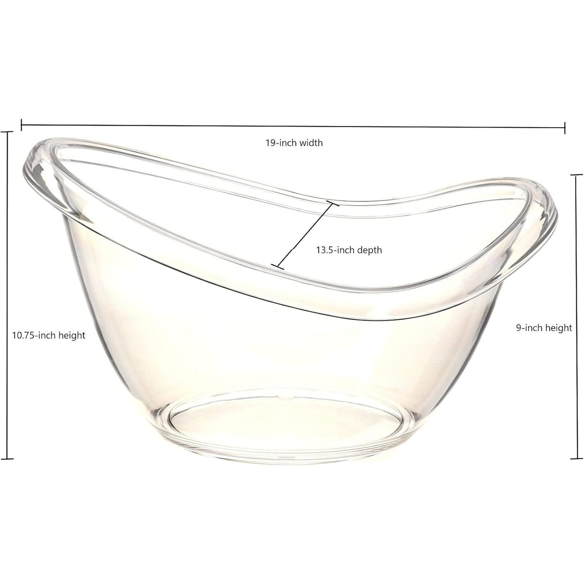Seau en acrylique transparent Big Bath - Prodyne - Rafraîchisseur à vin - - La Guilde Culinaire