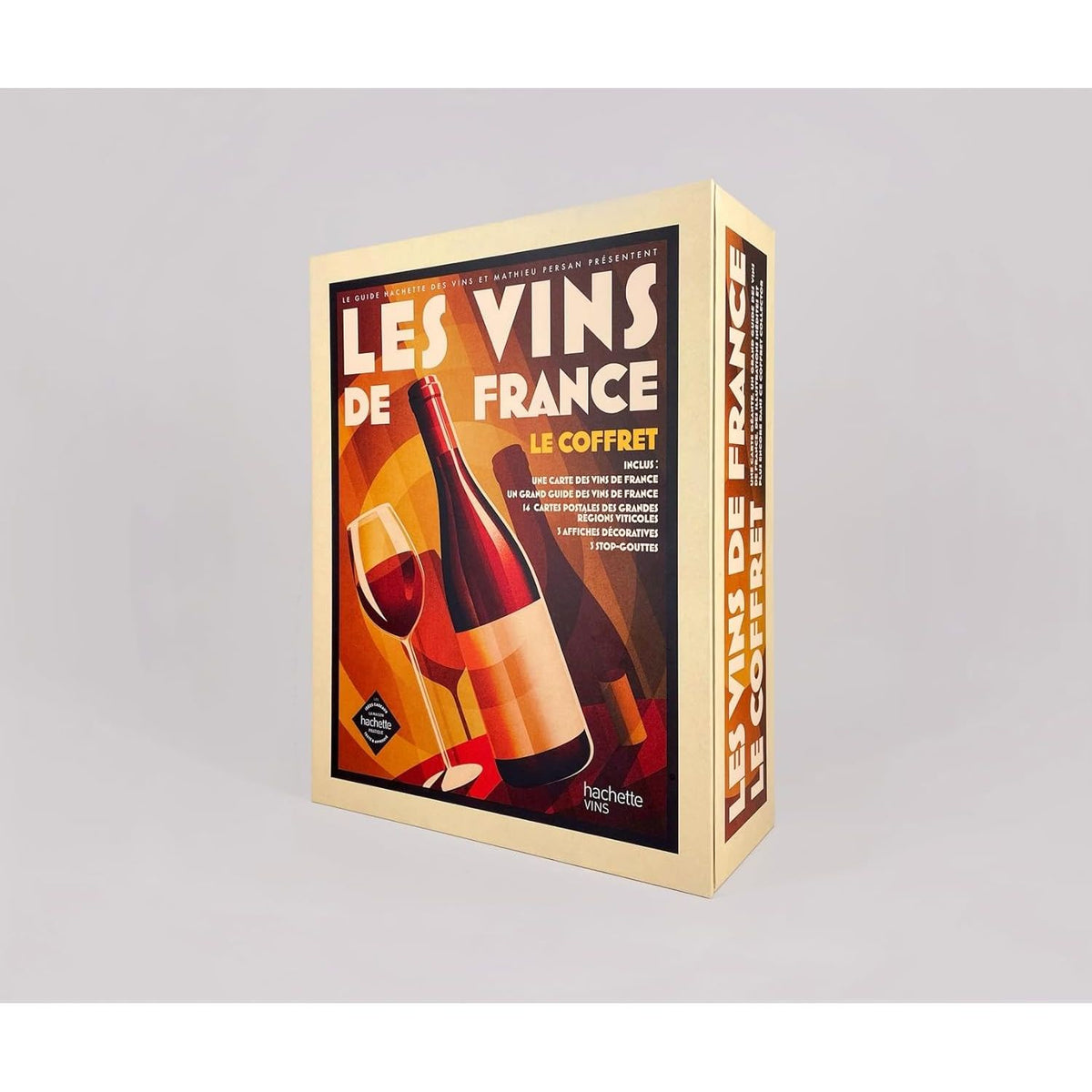 Coffret Les vins de France - Hachette Ed. - Livre d'alcool et boisson - - La Guilde Culinaire