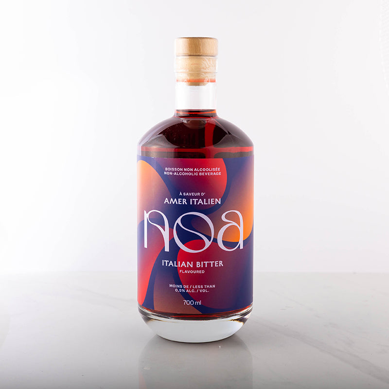 Amer italien sans alcool - 700ml - Monsieur Cocktail - Spiritueux sans alcool - - La Guilde Culinaire