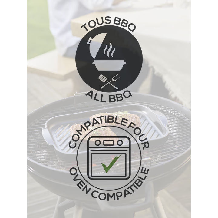 GRILL TO TABLE, Plaque à Pizza, 34 cm - Peugeot - Accessoire pour BBQ - - La Guilde Culinaire