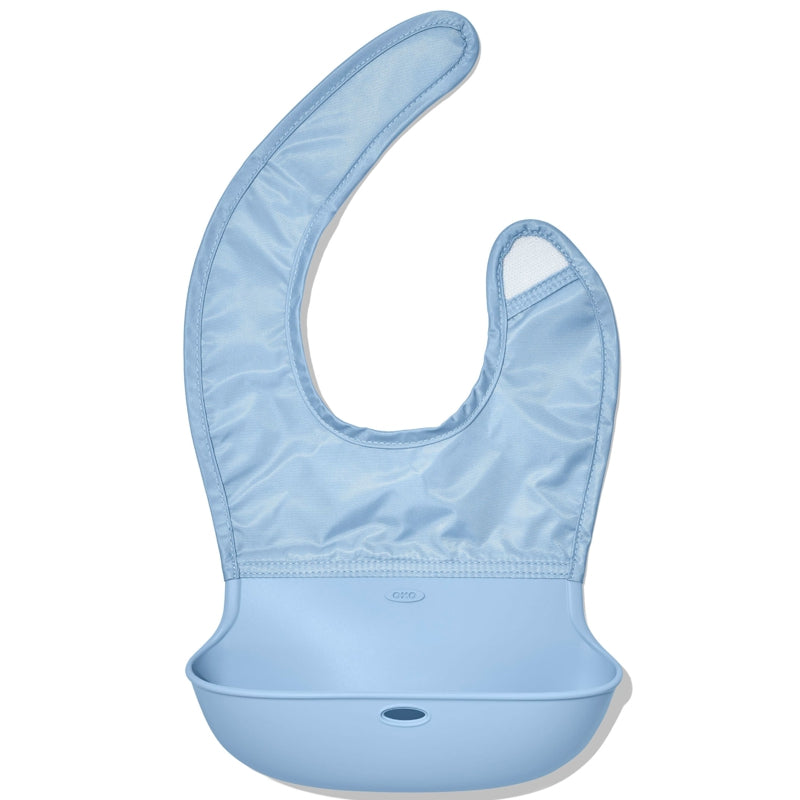 Bavoir enroulable Bleu pâle - OXO TOT - - 63168400T - La Guilde Culinaire