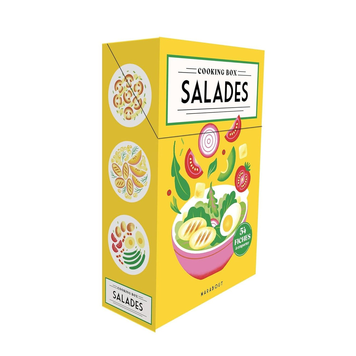 Cooking Box - Salades - Marabout - Livre de cuisine - - La Guilde Culinaire