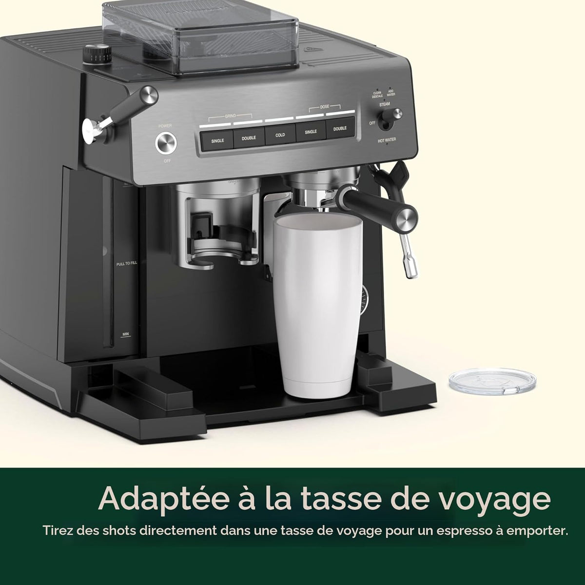 Machine à espresso Espresso Bar avec moulin intégré - Cuisinart - Machine à espresso - - La Guilde Culinaire