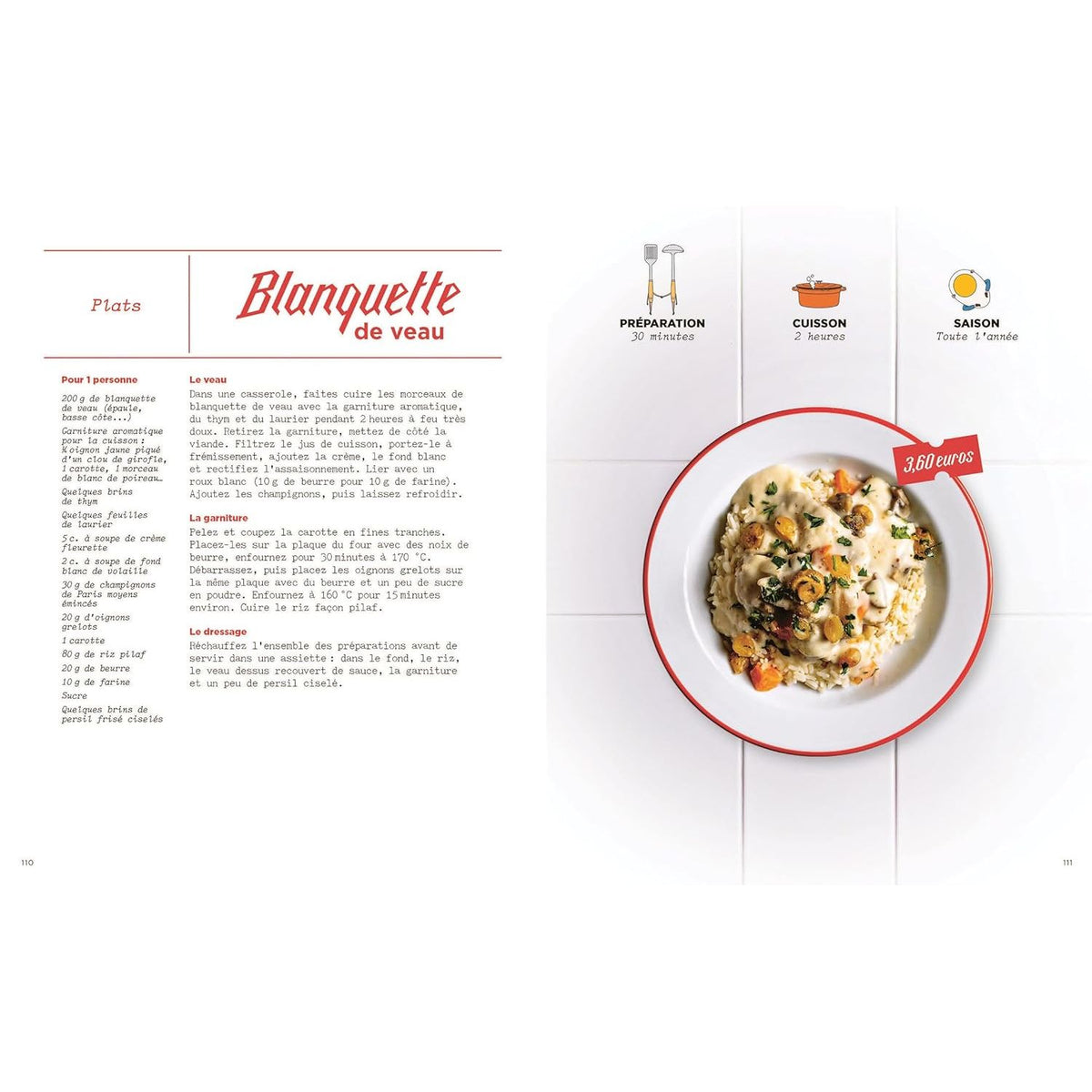 100 plats du jour - Marabout - Livre de cuisine - - La Guilde Culinaire