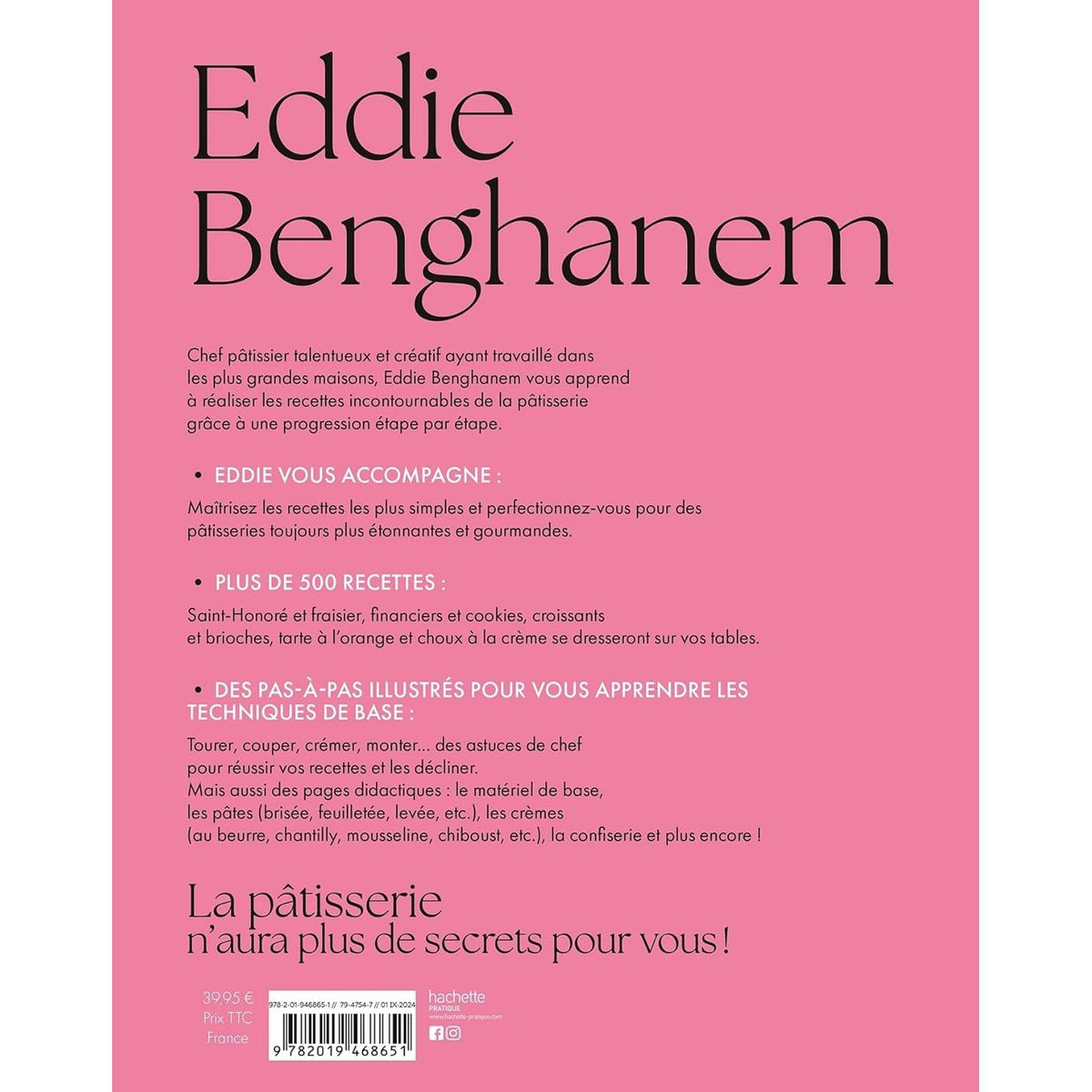 Mon grand cours de pâtisserie - Hachette Ed. - Livre de pâtisserie - - La Guilde Culinaire