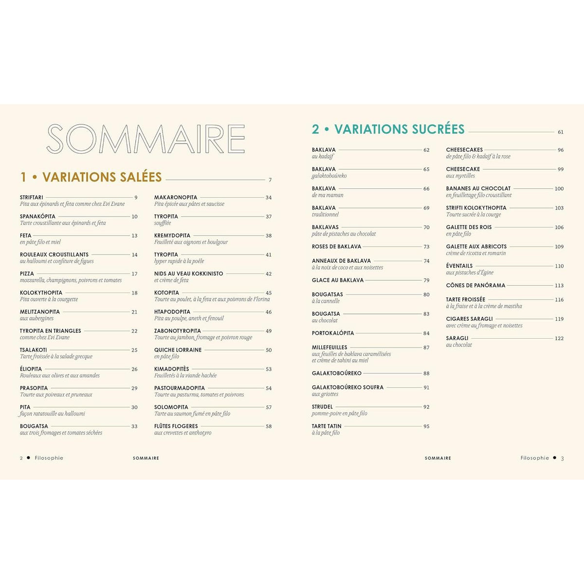 FILOsophie : 50 variations sucrées et salées autour de la pâte filo - Hachette Ed. - Livre de cuisine - - La Guilde Culinaire