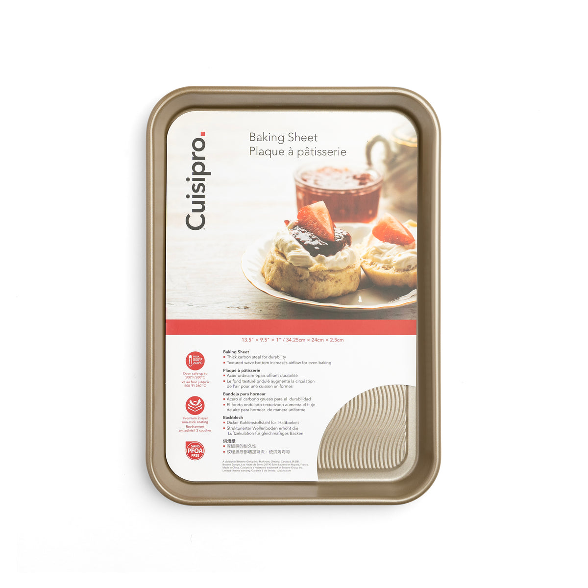 Plaque à pâtisserie - Cuisipro - Cuisipro - Plaque à pâtisserie - - La Guilde Culinaire