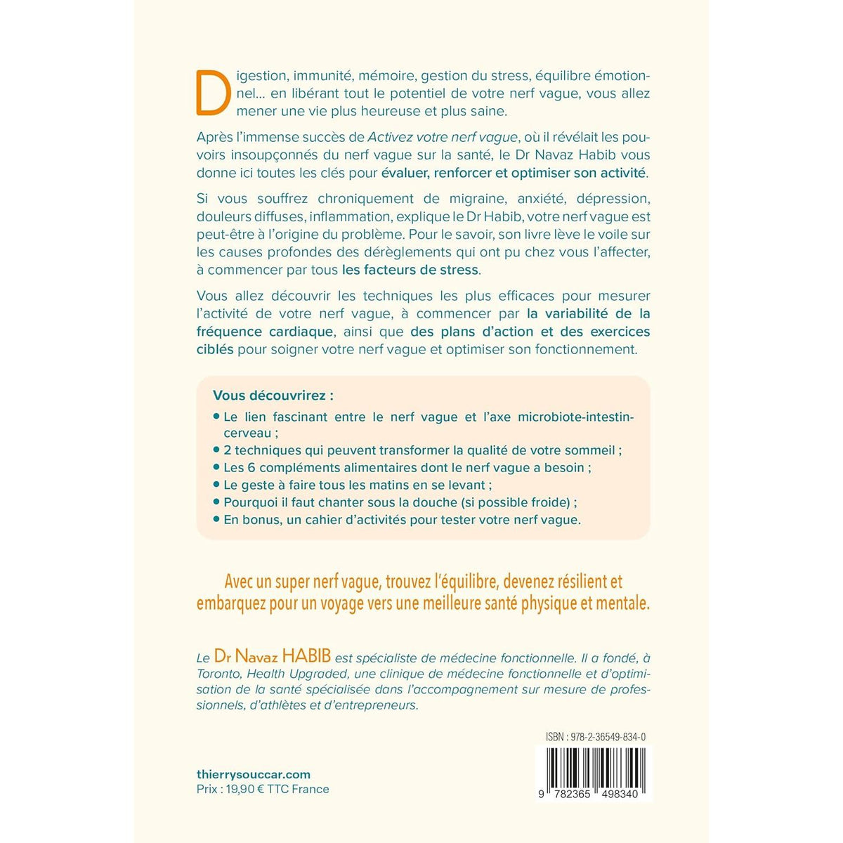 Super nerf vague : Libérez tout le potentiel de votre nerf vague pour être en super santé - Thierry Souccar Ed. - Livre - - La Guilde Culinaire