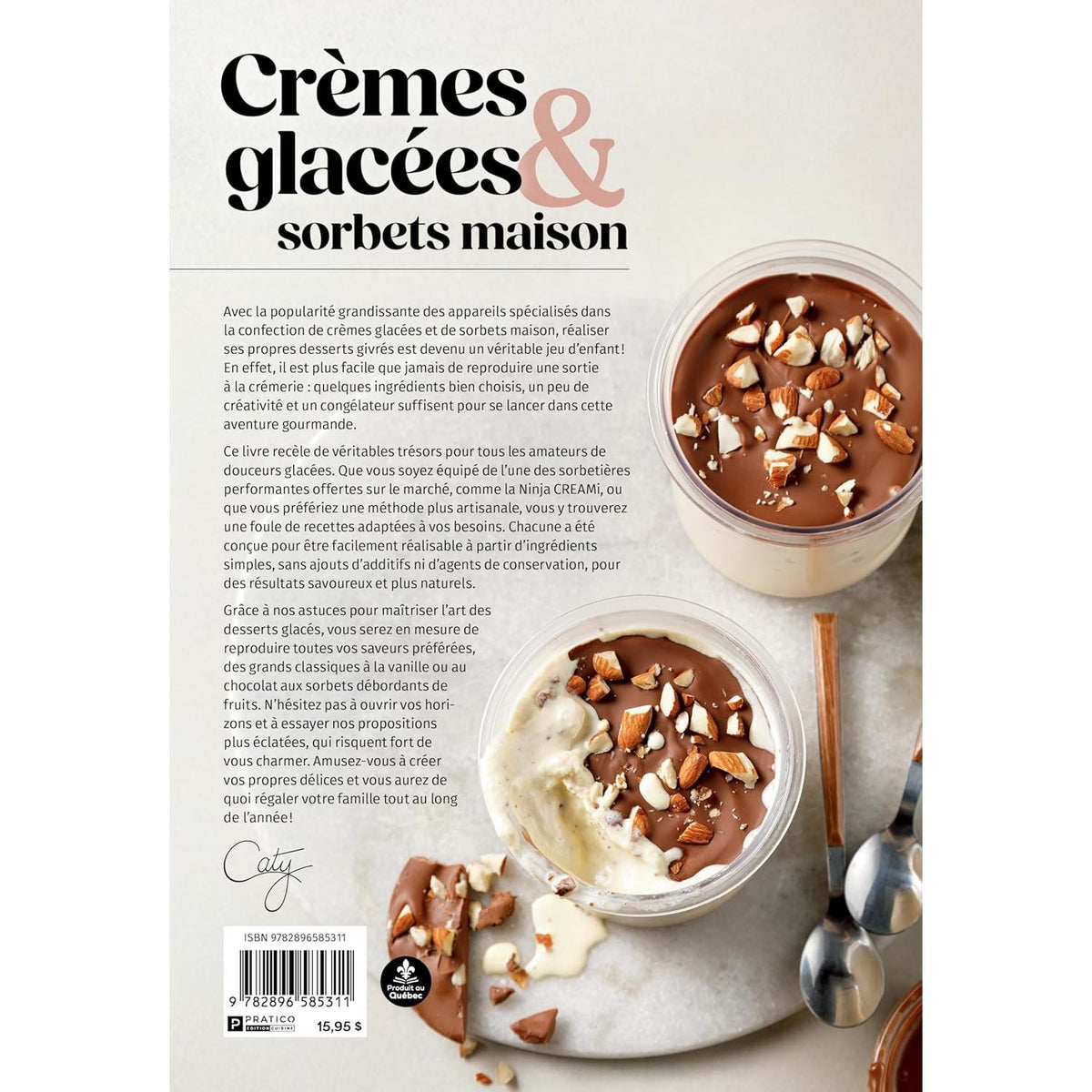 Crèmes glacées & sorbets maison - Pratico Ed. - Livre de cuisine - - La Guilde Culinaire