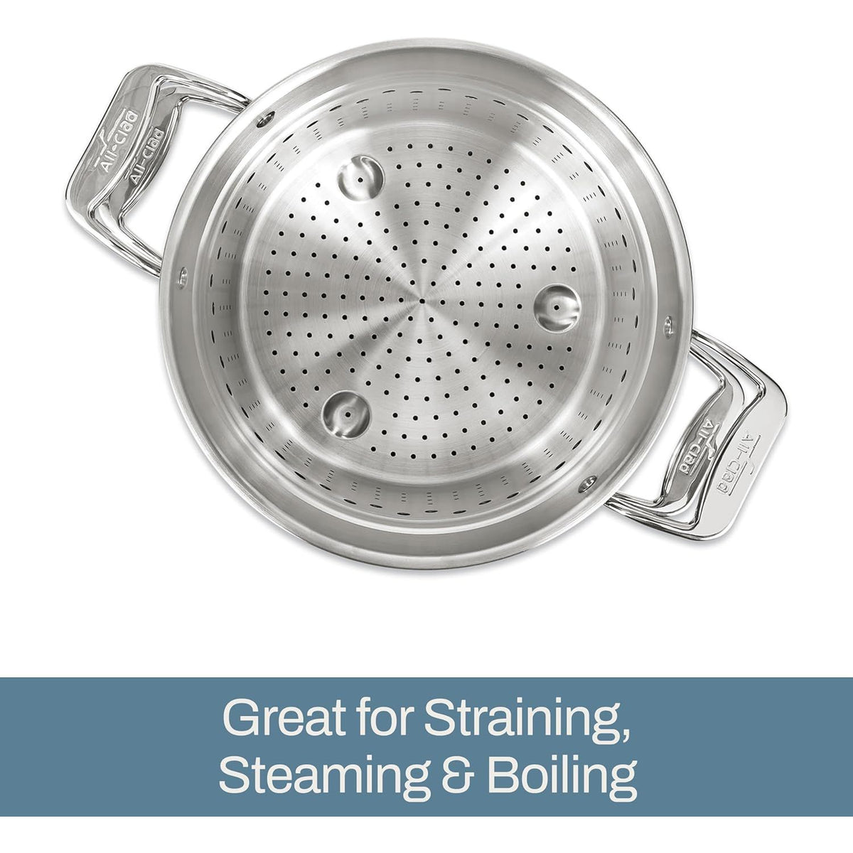 All-Clad 12L Multipot avec insert & couvercle - All-Clad - Batterie de cuisine - - La Guilde Culinaire