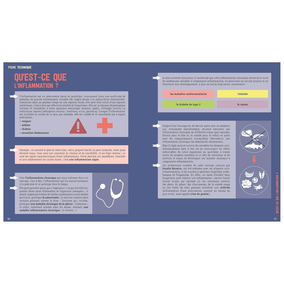 L'Assiette anti-inflammatoire - Hachette Ed. - Livre de cuisine - - La Guilde Culinaire