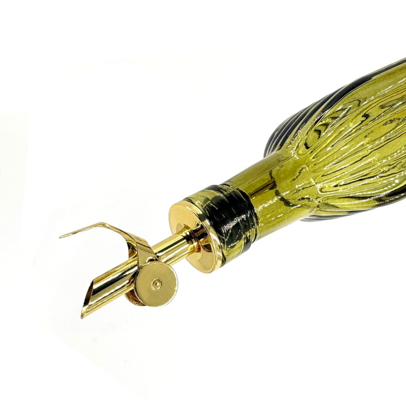 Bouteille d’huile/vinaigre en verre vert 500 ml - Natural Living - Bouteille pour l'huile et vinaigre - - La Guilde Culinaire