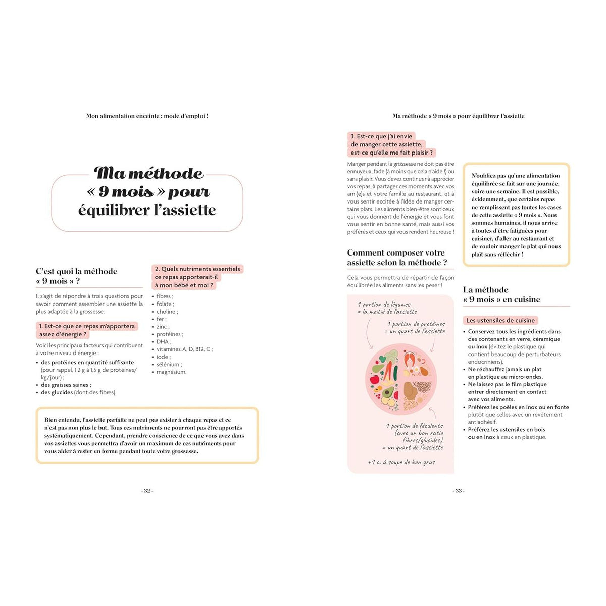 Je mange quoi pendant 9 mois ? - Larousse Ed. - Livre - - La Guilde Culinaire