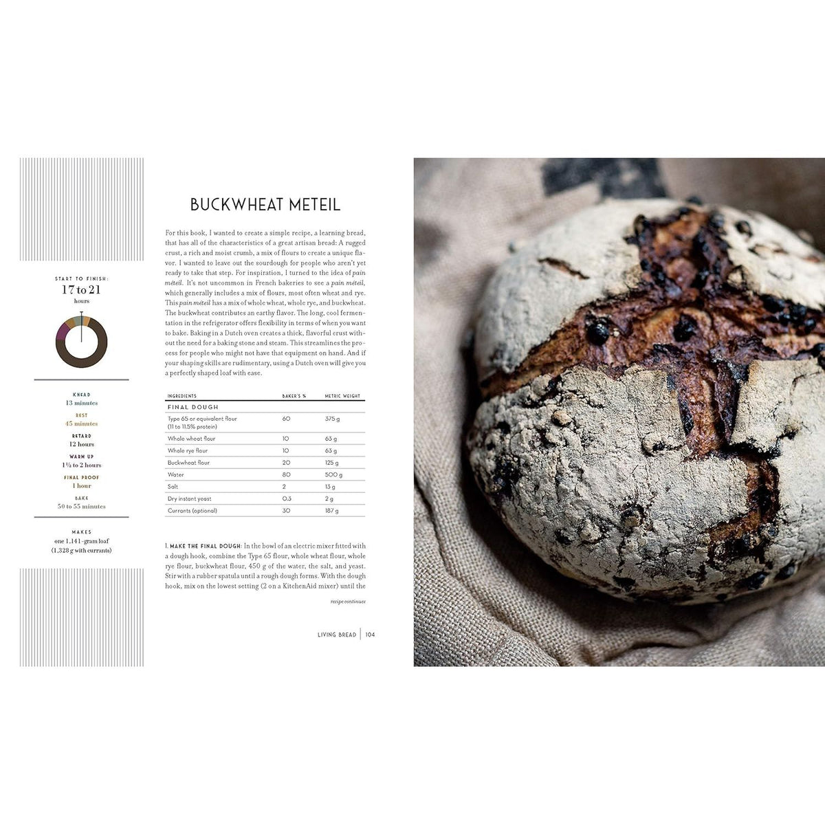 Living Bread - Avery Ed. - Livre de boulangerie - - La Guilde Culinaire