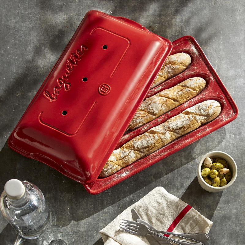 Moule à Baguettes 39,5 cm - Emile Henry - Emile Henry - Moule à baguette - - La Guilde Culinaire