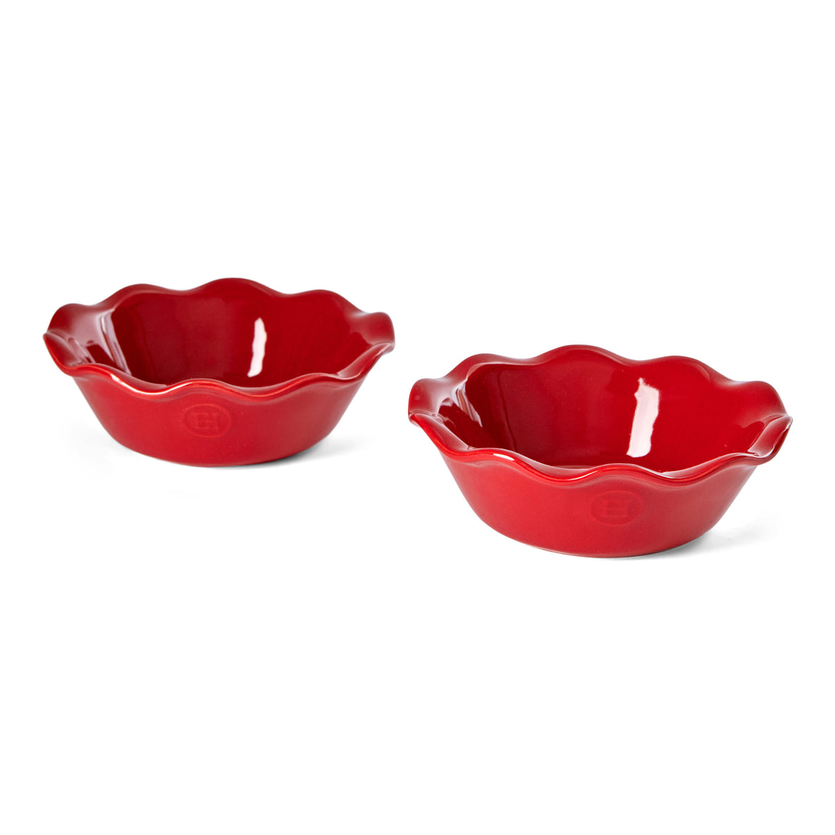 Ensemble de 2 pièces, plats à tartelette Grand Cru - Emile Henry - Emile Henry - Plat à tarte - - La Guilde Culinaire