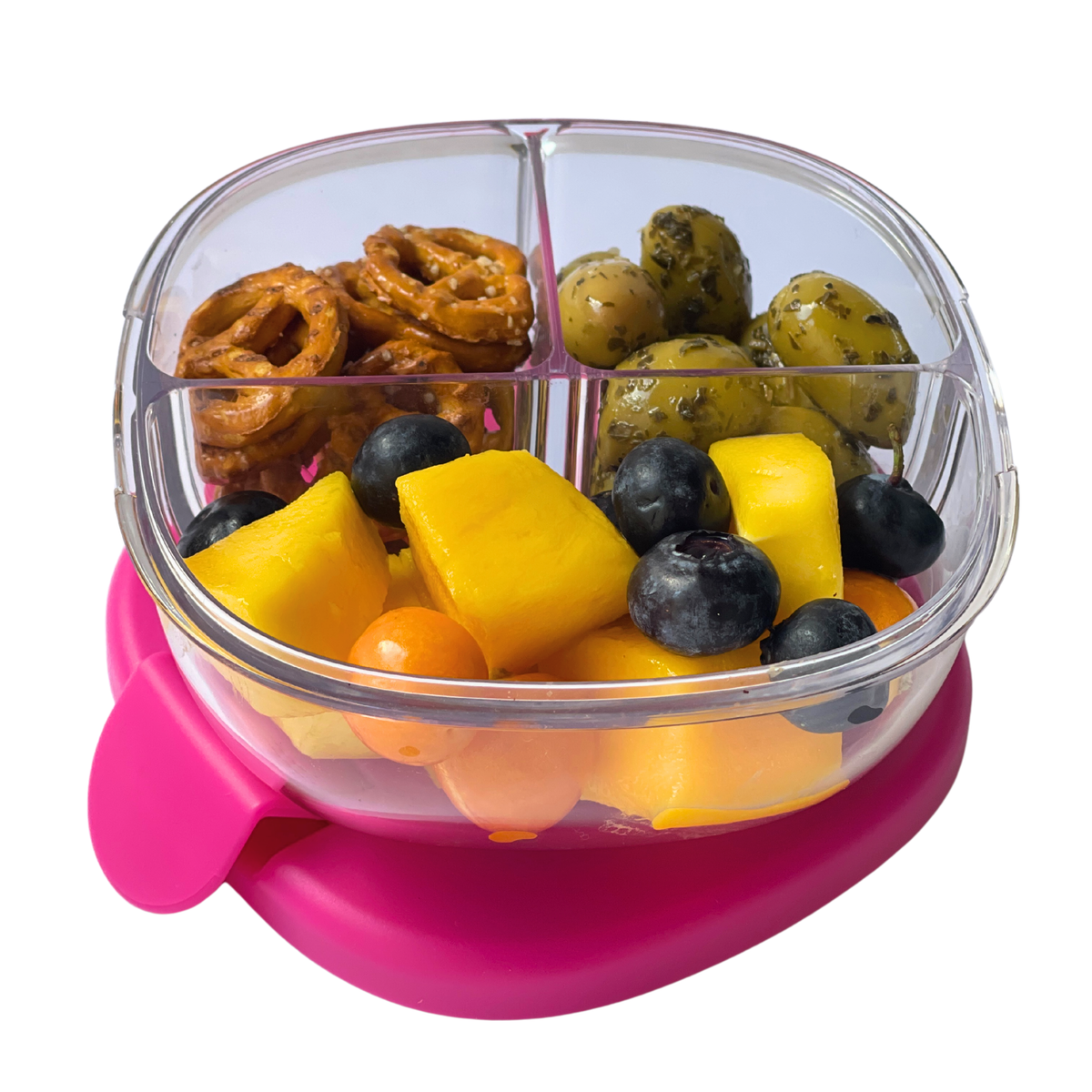 Bol à collations compact et étanche à 3 compartiments - Yumbox - Boîte à repas - - La Guilde Culinaire