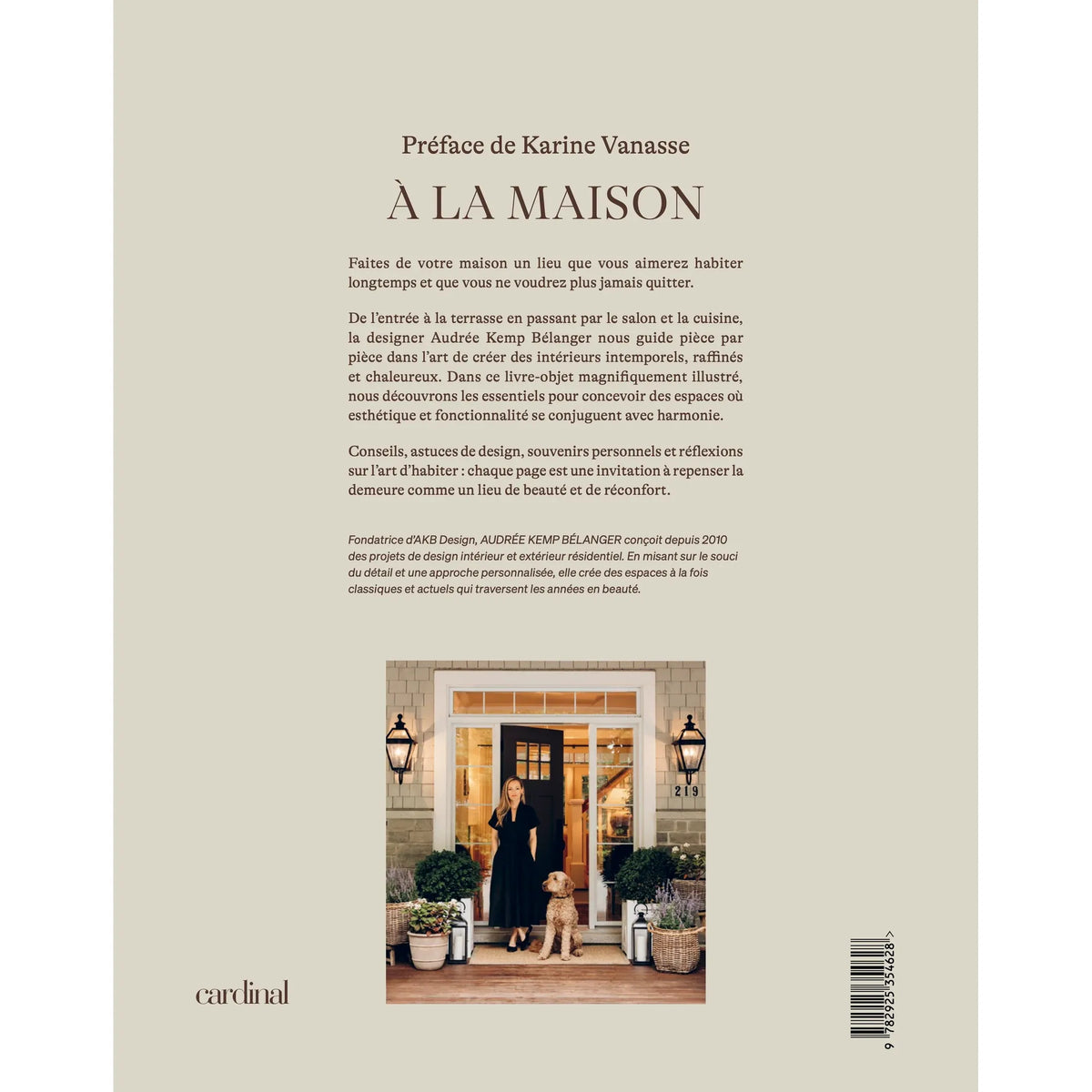 À la maison : Intérieurs intemporels et élégants - Cardinal Ed. - Livre de cuisine - - La Guilde Culinaire