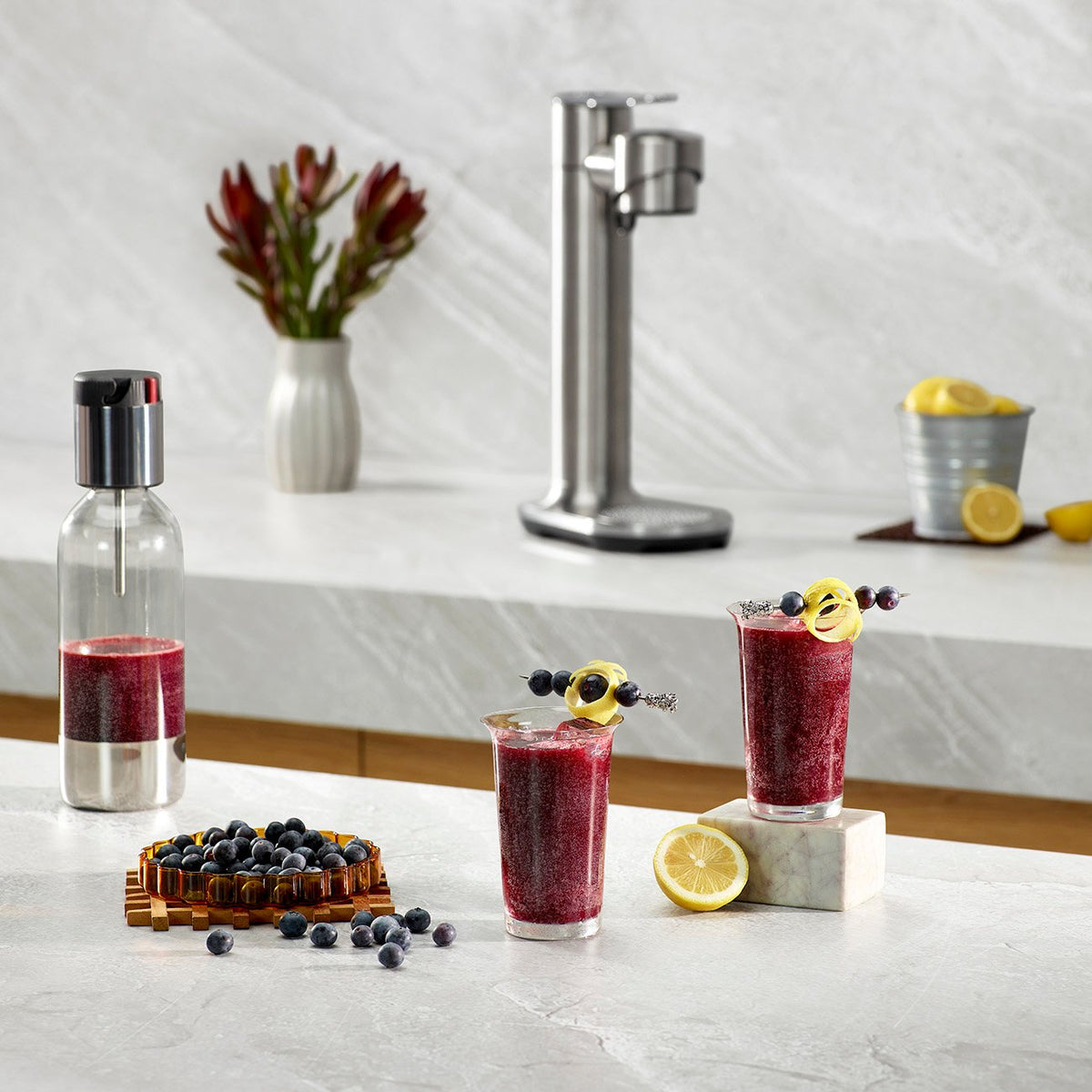 Machine à breuvages pétillants InFizz Fusion - Breville - Machine à eau gazeuse - - La Guilde Culinaire