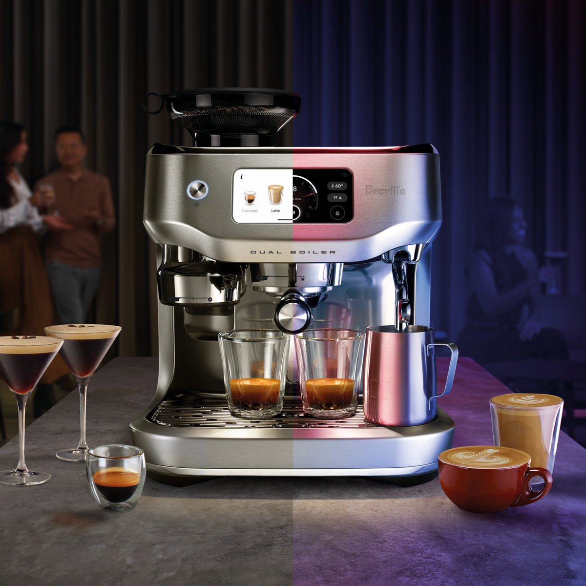 Machine à espresso The Oracle Dual Boiler - Breville - Machine à espresso - - La Guilde Culinaire