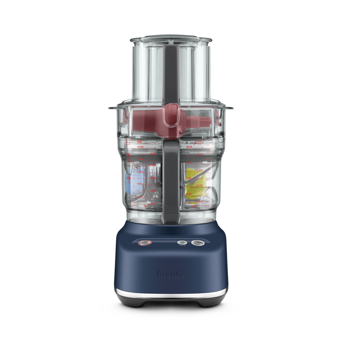 Robot Culinaire Le Paradice 9 - Breville Damas bleu - Breville - Robot culinaire - BFP638DBL1BNA1 - La Guilde Culinaire